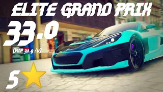 33.067 | Round 5 Elite Grand Prix [Subterranean Dash] - 5⭐ Rimac (4594 Rank) - Asphalt 9