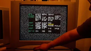 How to bring up the service menu on a Panasonic CRT TV.