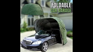 Foldable Garage - Retractable Folding Car Garage Canopy Tent