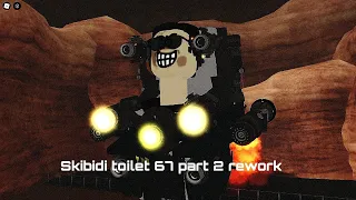 Skibidi toilet 67 part 2 but in roblox (rework)