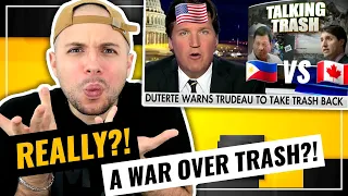 Did DUTERTE really THREATEN to start a WAR with CANADA over TRASH?! | HONEST REACTION