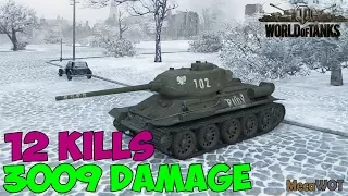 World of Tanks | T-34-85 Rudy | 12 KILLS | 3009 Damage - Replay Gameplay 1080p 60 fps