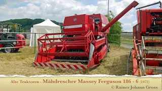 Alte Traktoren - Mähdrescher Massey Ferguson 186 - 6 (1972)