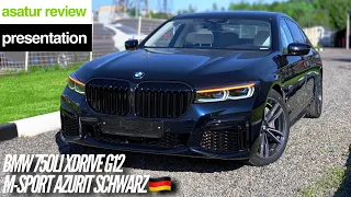 🇩🇪 Презентация BMW 750Li xDrive G12 M-sport Facelift Azurit Schwarz