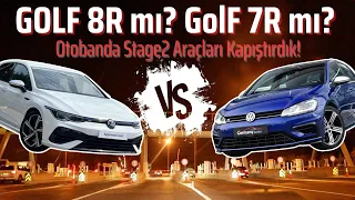 Golf 8R mı? Golf 7R mı? Kim Daha Hızlı | Otobanda Stage2 VW Golf R Rolling Savaşı