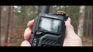 тест радиостанцый   на дальность  quansheng uv-k5   против  baofeng uv-5 R