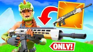 The DMR *ONLY* CHALLENGE in Fortnite!