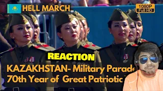 REACTION ON Hell March - Kazakhstan Military Parade-ҰОC Жеңістің 70 жылдығына арналған әскери Парад