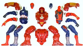 Assemble Toys ~ Captain America, IronBuster Vs Sirenhead ~ Avengers Superhero Toys