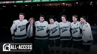 Michigan State Hockey Defeats Ohio State on Senior Night | Spartans All-Access
