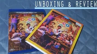 UNBOXING & BLURAY MENU REVIEW | COCO (2 Blu-ray + DVD)