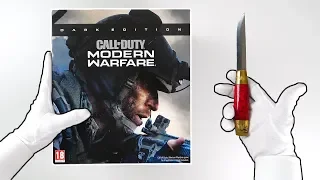 Modern Warfare "DARK EDITION" Unboxing! (Call of Duty MW Collector's Edition)