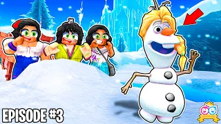 Frozen 2 Elsa's Ice Castle In Roblox! (Hide And Seek) | Kin Tin Plays