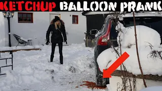 KETCHUP BALLON PRANK 🎈-Julien Magic