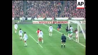 FA CUP FINAL AT WEMBLEY - IN COLOUR