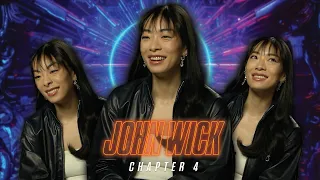 John Wick 4's Rina Sawayama on working with Keanu Reeves, action set pieces & doing her own stunts