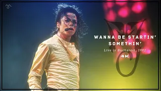 Michael Jackson - Wanna Be Startin' Somethin' (Dangerous Tour Bucharest - 4K)