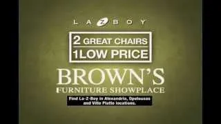 La-Z-Boy 2 Great Chairs, One Low Price