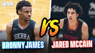 Bronny James vs Jared McCain 👀🚨 | Sierra Canyon vs Corona Centennial