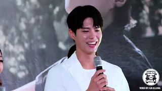 Park Bo Gum speaks in English during presscon in the Philippines