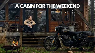 To a Log Cabin on a Royal Enfield, Two Adventure Bikes and the Tool Roll Launch