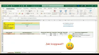 #Excel tylko dla #Księgowych: Naucz się księgować - podstawy