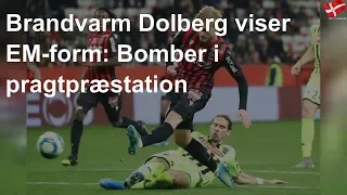 Dolberg viser EM-form: Bomber i pragtpræstation