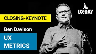 UX Metrics - Ben Davison | UX-DAY KONFERENZ 2019