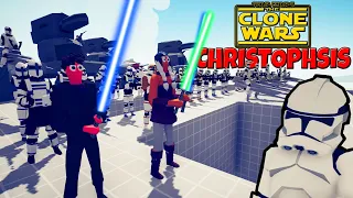 TABS Clone Wars CHRISTOPHSIS DEFENSE! - Totally Accurate Battle Simulator: Star Wars Mod