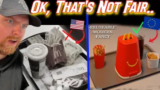 American Reacts to Why McDonald's Is Better in Europe..