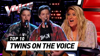You’re not seeing double, it’s TWINS on The Voice