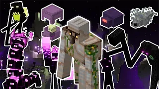 IRON GOLEM VS ALL ECHOING VOID MOBS | MINECRAFT DUNGEONS