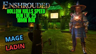 ENSHROUDED - HOW TO SOLO HOLLOW HALLS LVL 25 - Mageladin NEW Build