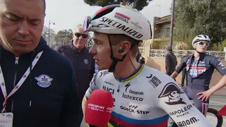 Remco Evenepoel - Interview at the finish - Volta Ciclista a Catalunya 2023 - Stage 1