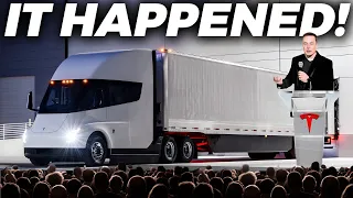 Elon Musk's ALL NEW Tesla Semi SHOCKS The Entire EV Industry After This!