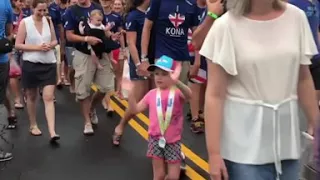 2017 - Ironman HAWAII - Parade of Nations ENGLAND