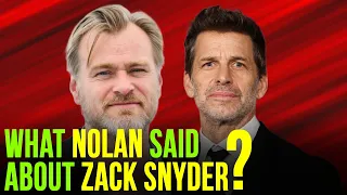 What Christopher Nolan Really Said About Zack Snyder