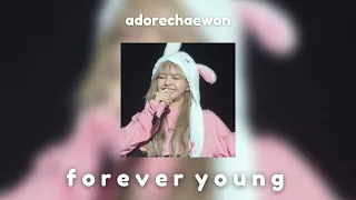 forever young (sped up) - blackpink