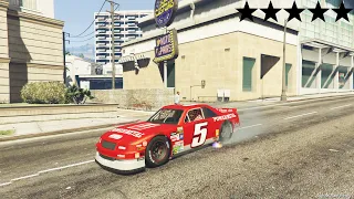 GTA 5 - BEST CAR + POLICE CHASE (HOTRING SABRE)