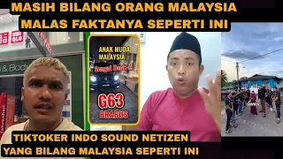 ORANG MALAYSIA DI BILANG MALAS  TIKTOKER INDONESIA BERIKAN FAKTA DI MALAYSIA