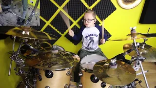 The Offspring - The Kids Aren't Alright - Drum Cover Play Through by Nikodem Hodur Age 10