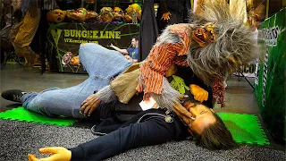 Werewolf VFX Attack Puppet | Halloween & Party Expo and Hauntcon 2020 | New Orleans