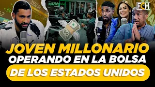 Se ha vuelto millonario en la bolsa de valores en los Estados Unidos.