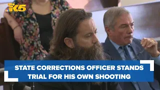 State corrections officer stands trial for his own shooting