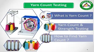 Yarn Count Testing | Yarn Count Explained| How to Find Yarn count |Yarn Count & Strength Testing|