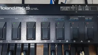 Tutorial Pedalier MIDI Roland PK-5