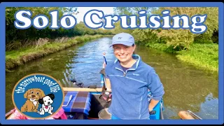 33. A Narrowboat first I solo cruise as Rob jumps ship!