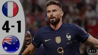 Résumé France - Australie (4-1) | J1 Coupe Du Monde 2022
