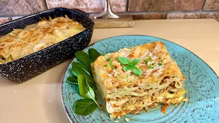 Лінива, але дуже смачна лазанья з лаваша 🥧👍