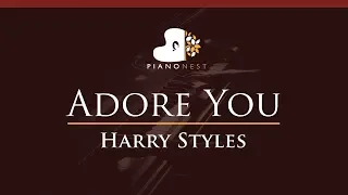 Harry Styles - Adore You - HIGHER Key (Piano Karaoke Instrumental)